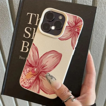 Pink Flower Part Pattern Suitable For iPhone