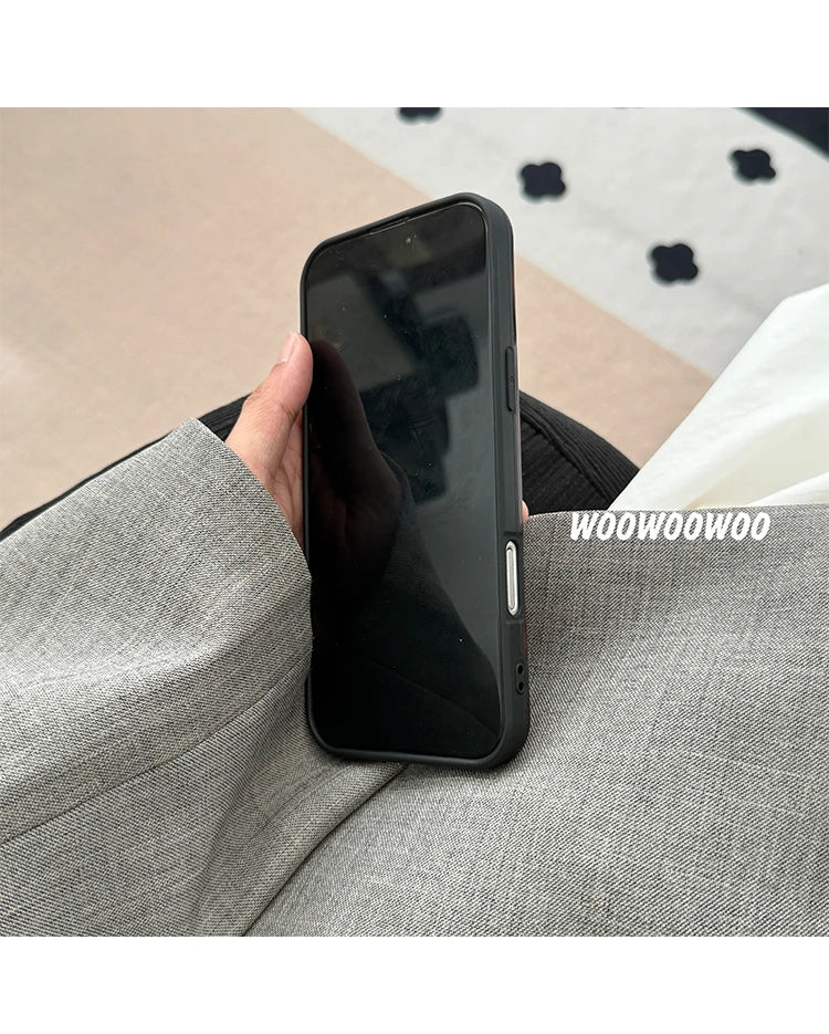 Stylish Personality Black Brown Amber Iceberg Pattern Magnetic For iPhone