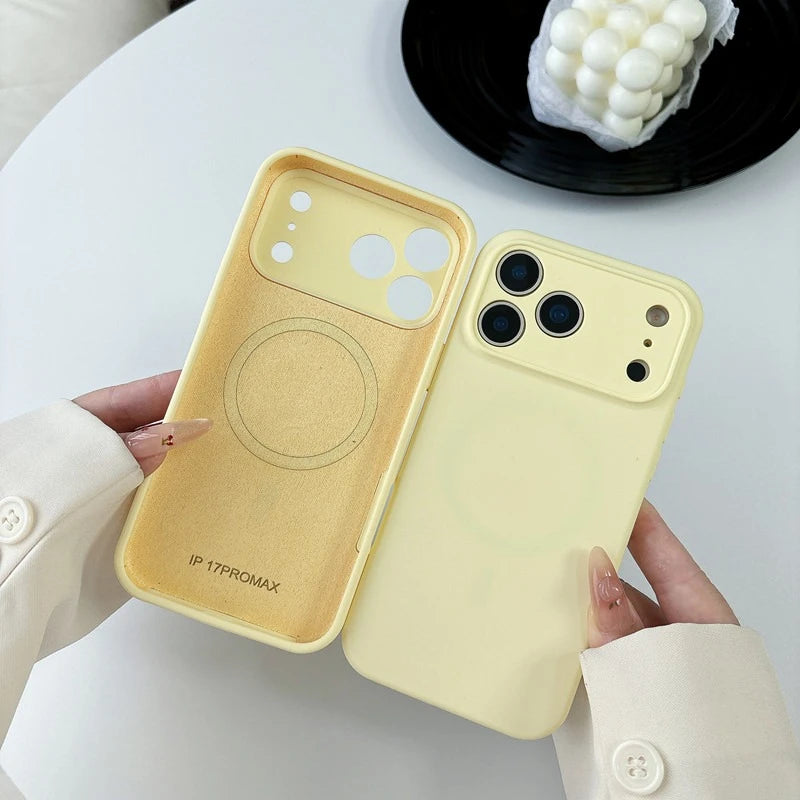 For Magsafe Original Liquid Soft Silicone Phone Case For iPhone Magnetic Wireless Cases Cover
