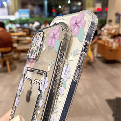 Soft Card Slot Bag Holder Phone Case For iPhone