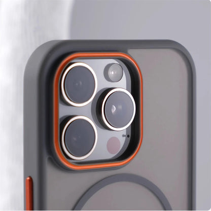 Luxury Matte Translucent MagSafe iPhone Case – Magnetic Shockproof Cover