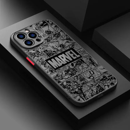 Phone Case For iPhone Marvel Super Hero Cool Comics Cover