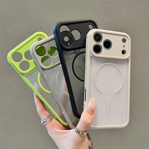 Luxury Candy Color Magnetic Phone Case For iPhone
