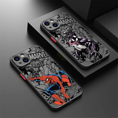 Cool Marvel Spider Man Venom Phone Case For iPhone