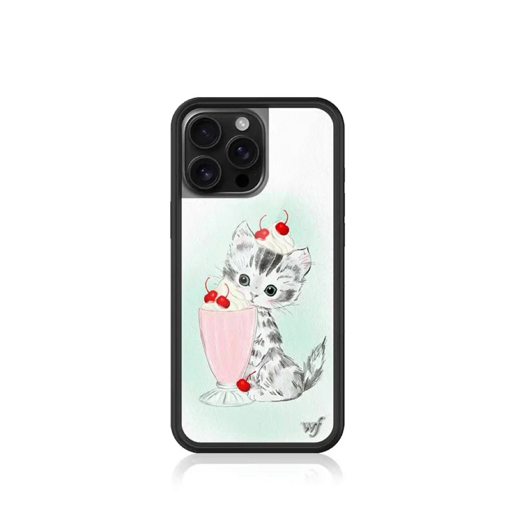 New Wildflower 3D Strawberry Phone Case For iPhone Series