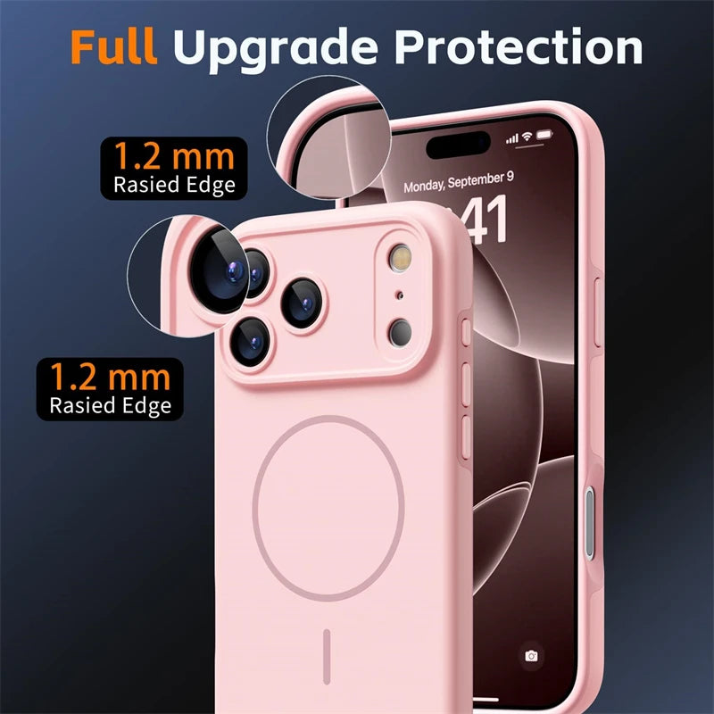 Magnetic Silicone Soft Case For Magsafe IPhone