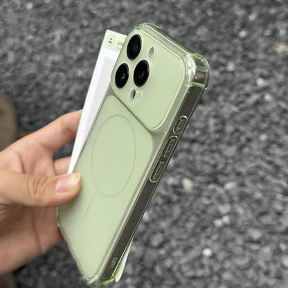 Airbag Anti Knock Phone Case For iPhone Soft Frosted Translucent Turn