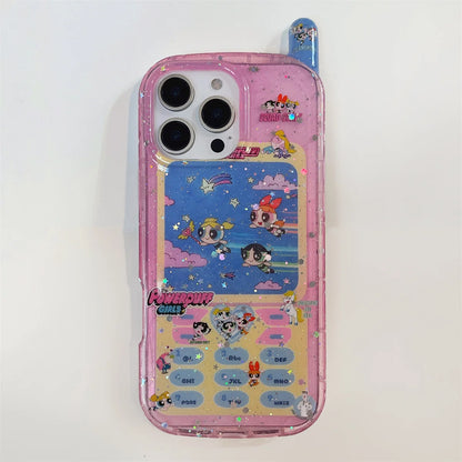 New The Pink Little Policewoman Cat Melody Big Brother Phone Case For iPhone