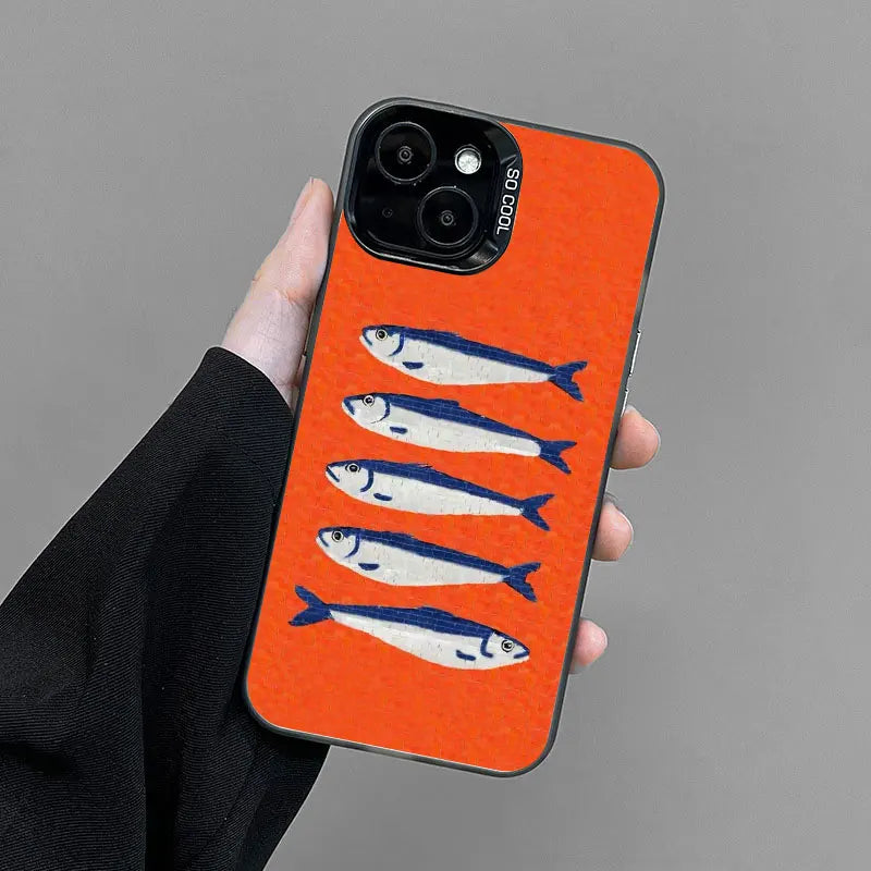 Fish Funny Sardines Laser Phone Case