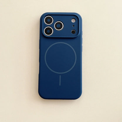 MagSafe Magnetic Silicone iPhone Case With Lens Protection