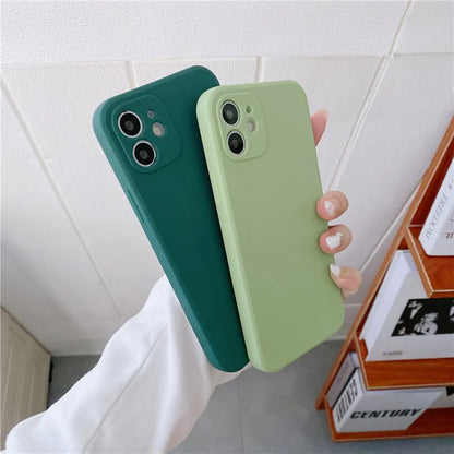 Ultra Thin Shockproof Silicone Phone Case For iPhone