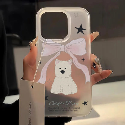 Cute Cartoon Puppy Phone Case For iPhone