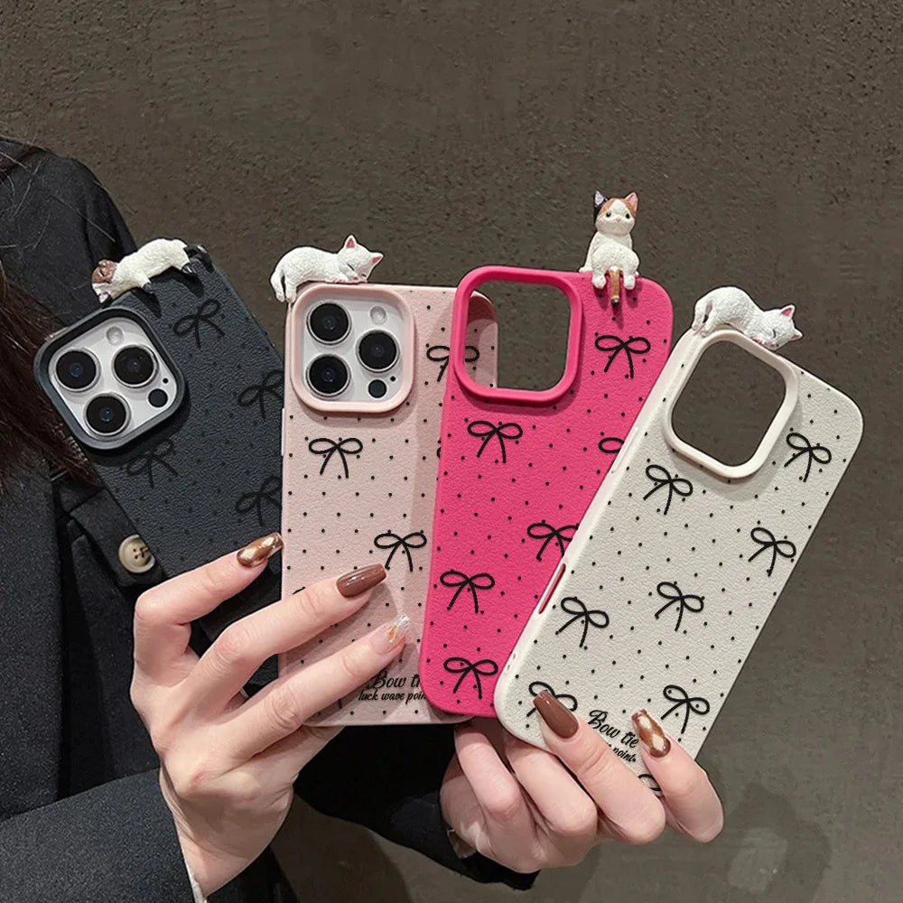 Cute Bow Phone Case For iPhone