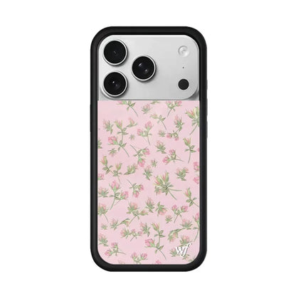 Wildflower 3D Cartoon Rabbit Beds Flower Phone Case For iPhone
