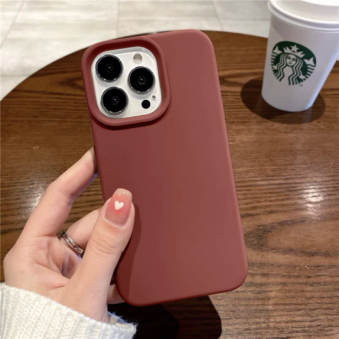 Luxury For Apple Original Silicone Phone Case For iPhone Shockproof Cover Accessories