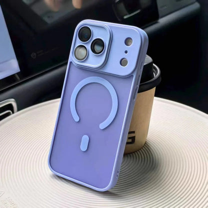 Original Matte Translucent Lens Protect Magsafe Phone Case For iPhone