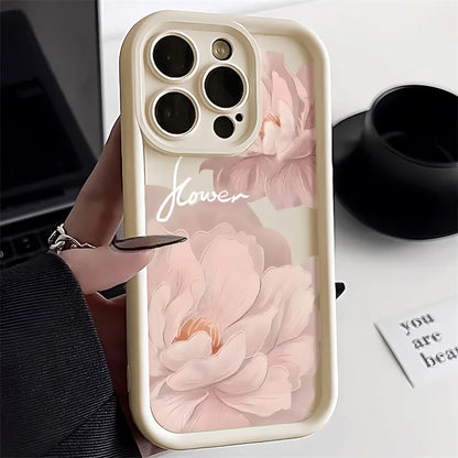 Flower Silicone Phone Case For iPhone