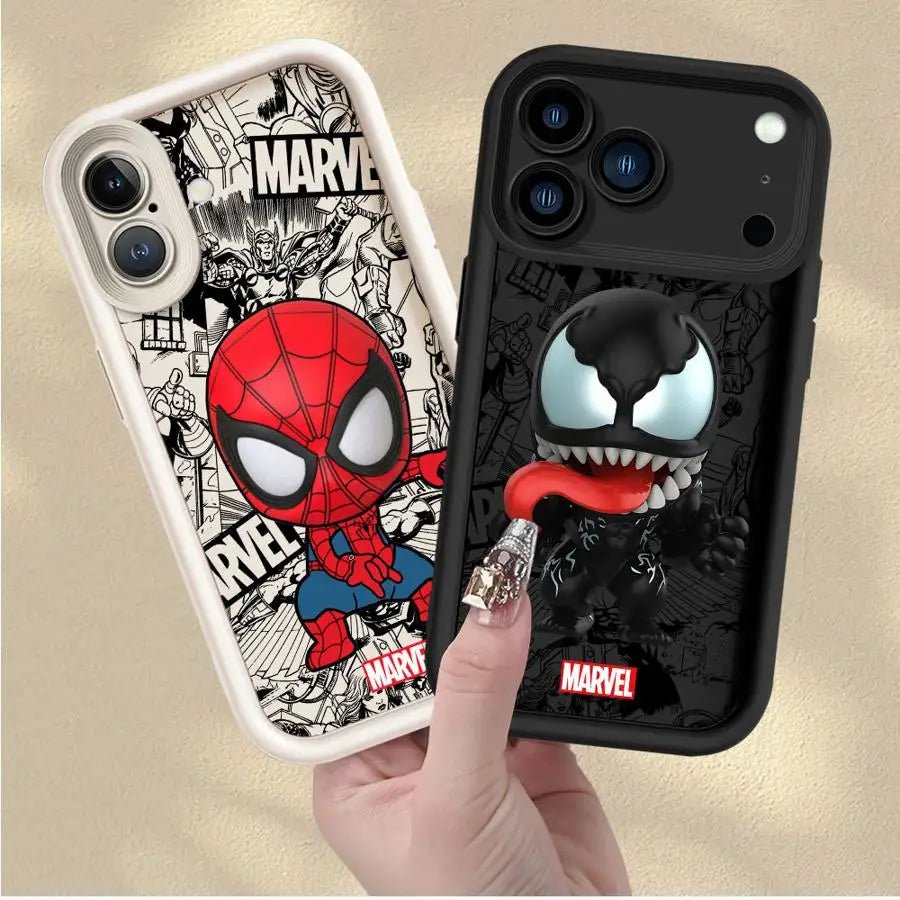 Marvel Sipiderman Venom Soft Cover Case For iPhone