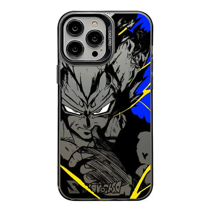 Japan Anime DBZ Cool Case For Apple iPhone Matte Lens Protect Plating Phone Cover