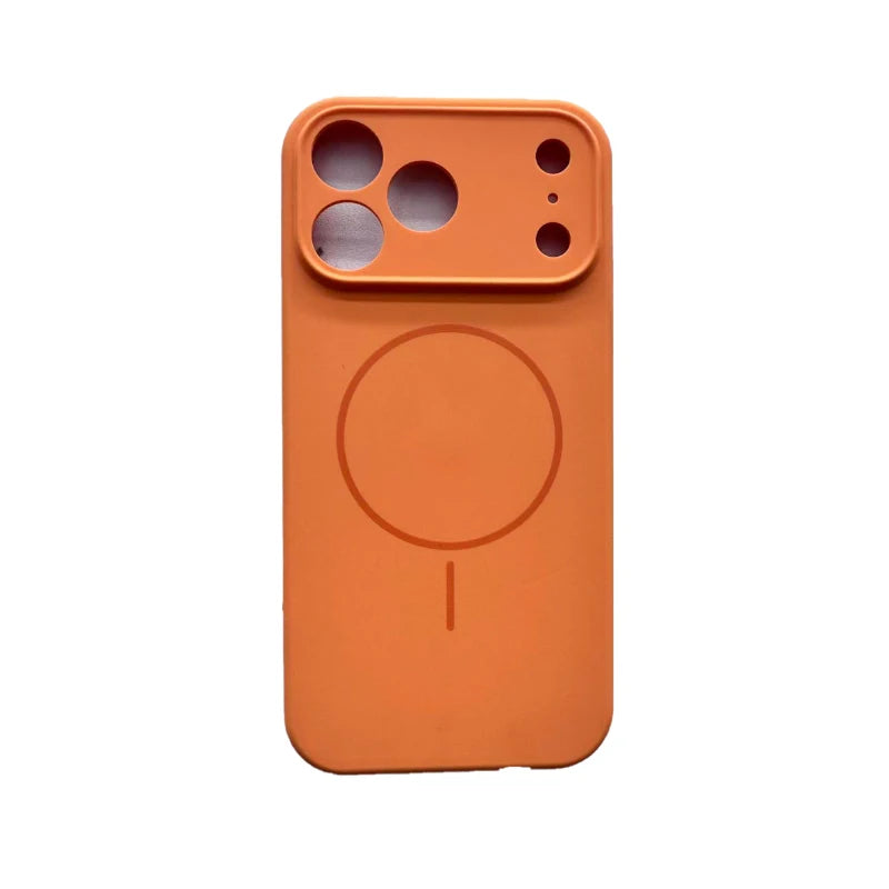 For Magsafe Magnetic Wireless Charging Solid Color Silicone Phone Case For iPhone