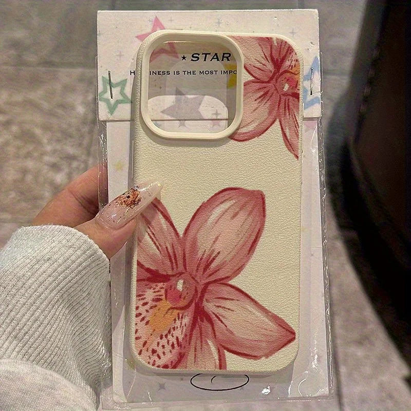 Pink Flower Part Pattern Suitable For iPhone