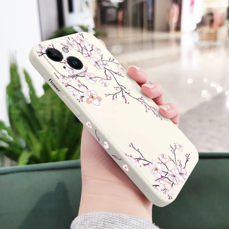 Plum Blossom Phone Case For iPhone