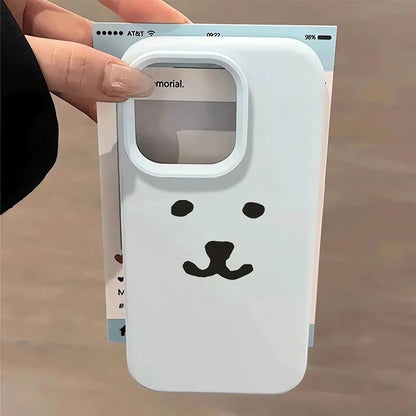 Simple Cute Bear Compatible Phone Case