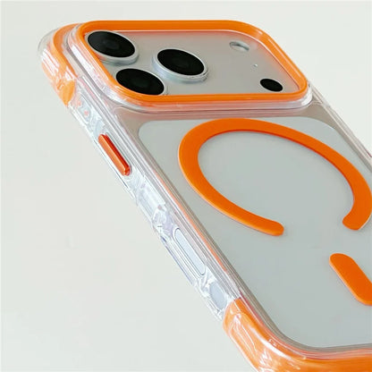 Original Airbag Anti- Drop Clear Magnetic Suction Case For iPhone