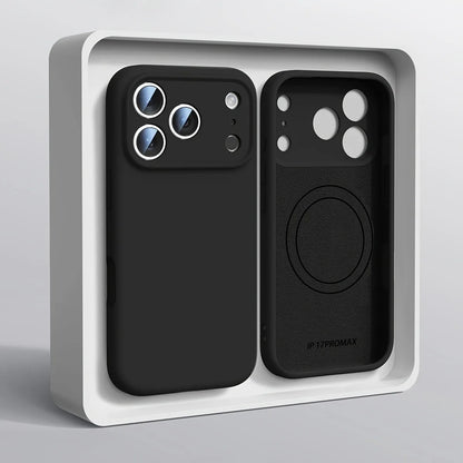 For Magsafe Original Liquid Soft Silicone Phone Case For iPhone Magnetic Wireless Cases Cover