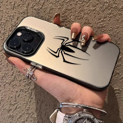 Luxury Marvel Batmans Spider Man Plating Hard Case For iPhone