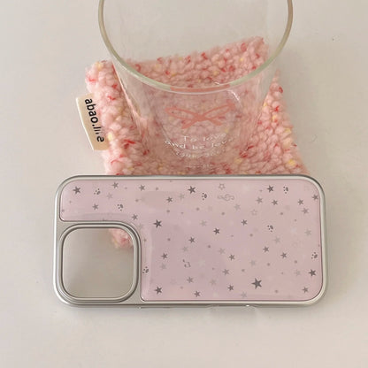 Cute Little Star Phone Case New Pink For iPhone