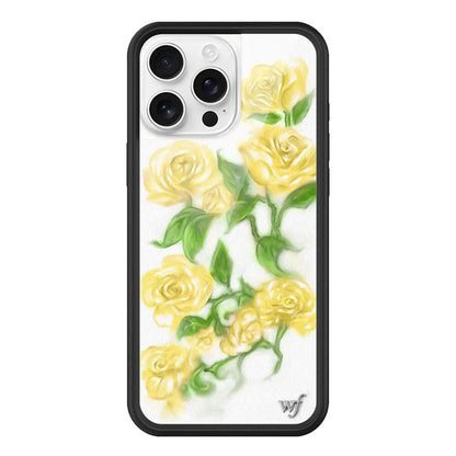 Wildflower Yellow Rose Sweet Lily Floral Phone Case For iPhone