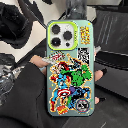 Retro Thanos Avengers Phone Case For iPhone