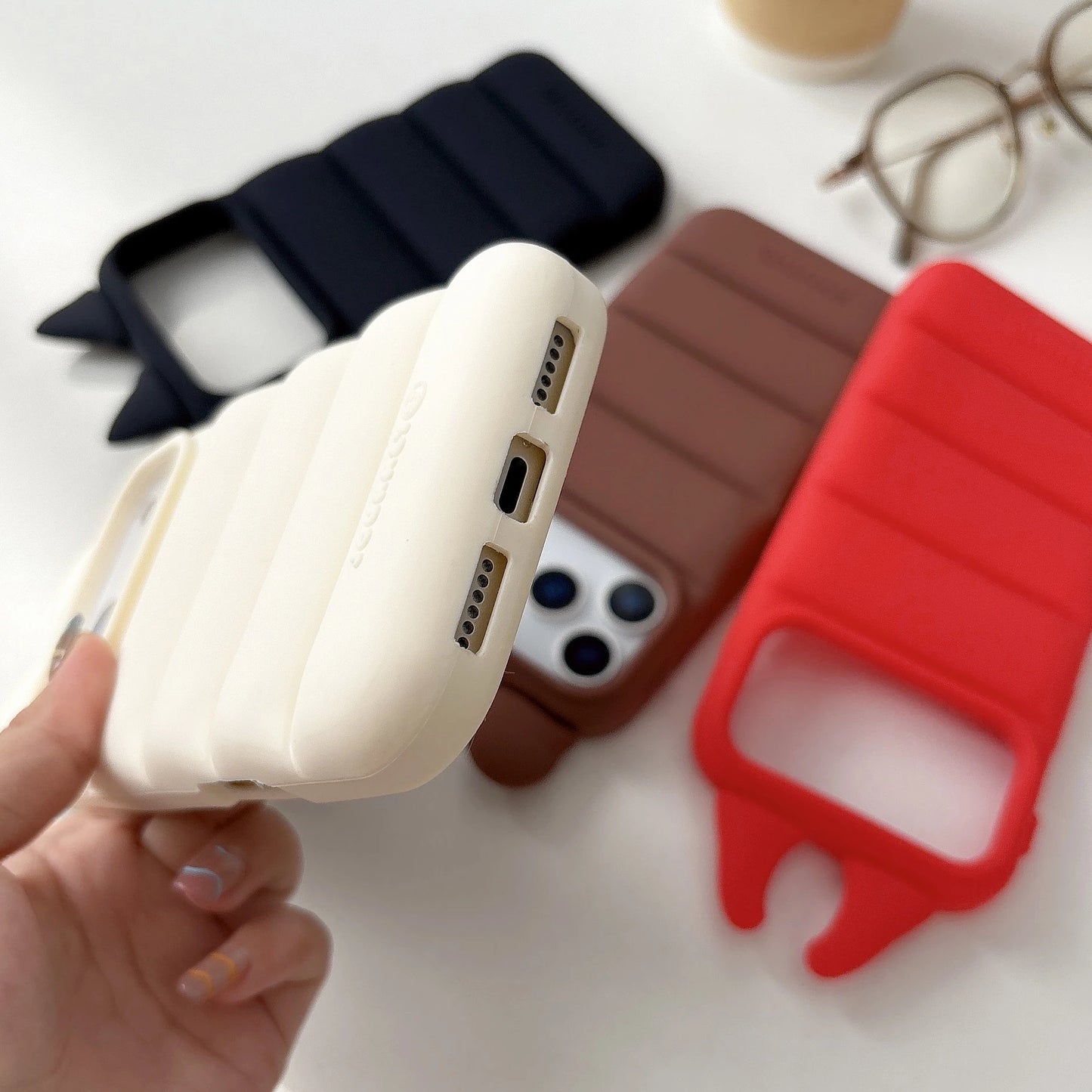 Love Heart Wing Soft Silicone Case For iPhone