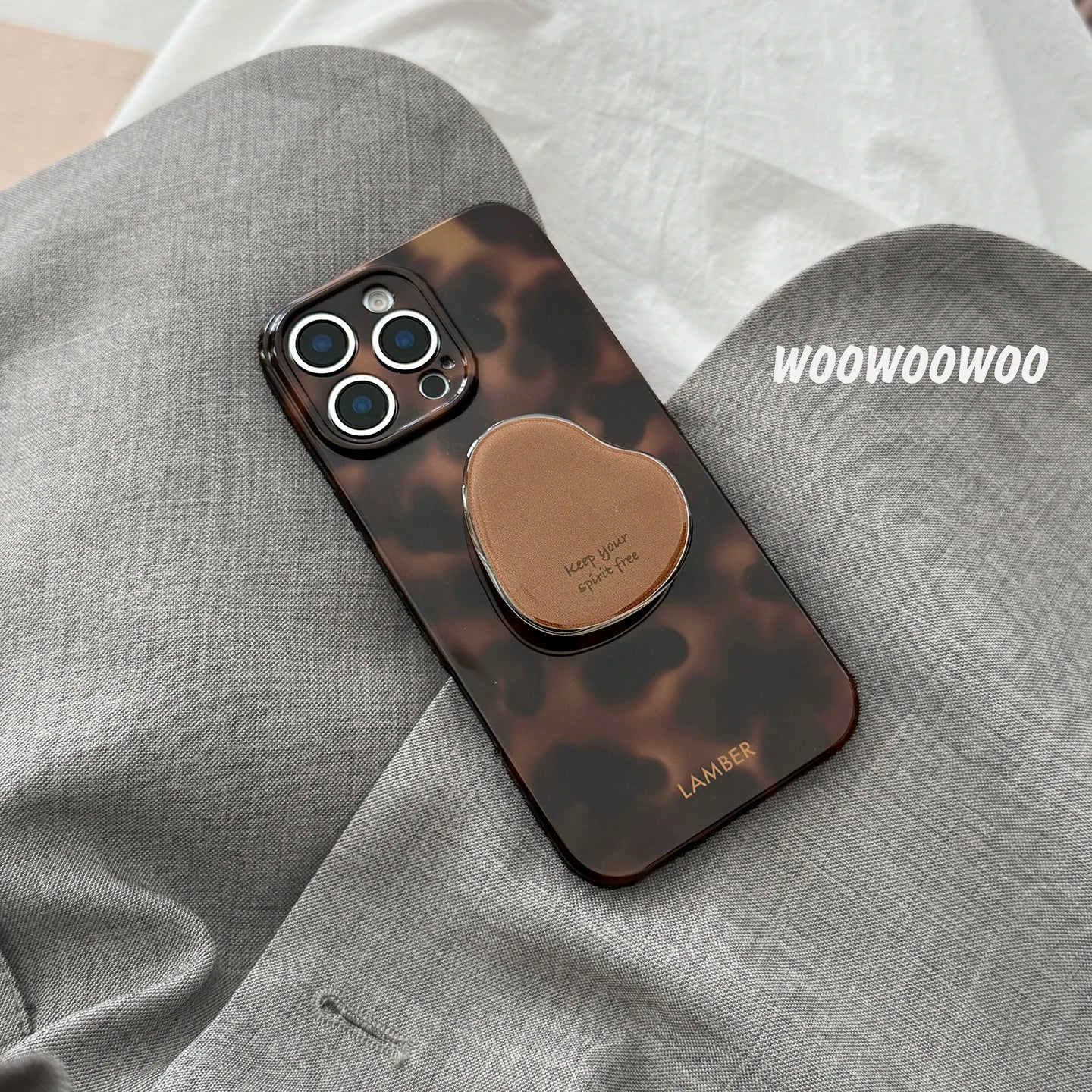 Stylish Personality Black Brown Amber Iceberg Pattern Magnetic For iPhone