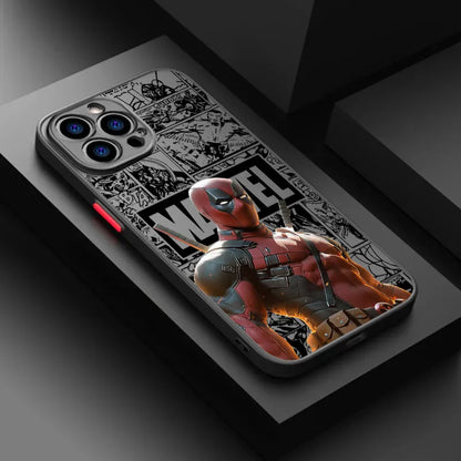 Marvel Spiderman Ironman Comic Phone Case For iPhone