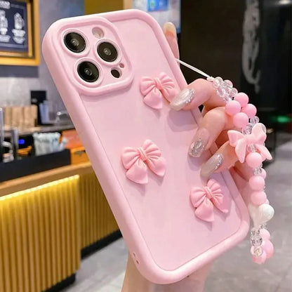 Cute 3D Bowknot Silicone Phone Case