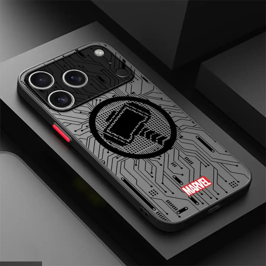 Case For iPhone Back Phone Cover Marvel Spider Man Logo