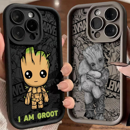 Cool Anime Groot Maronevel Phone Case For iPh