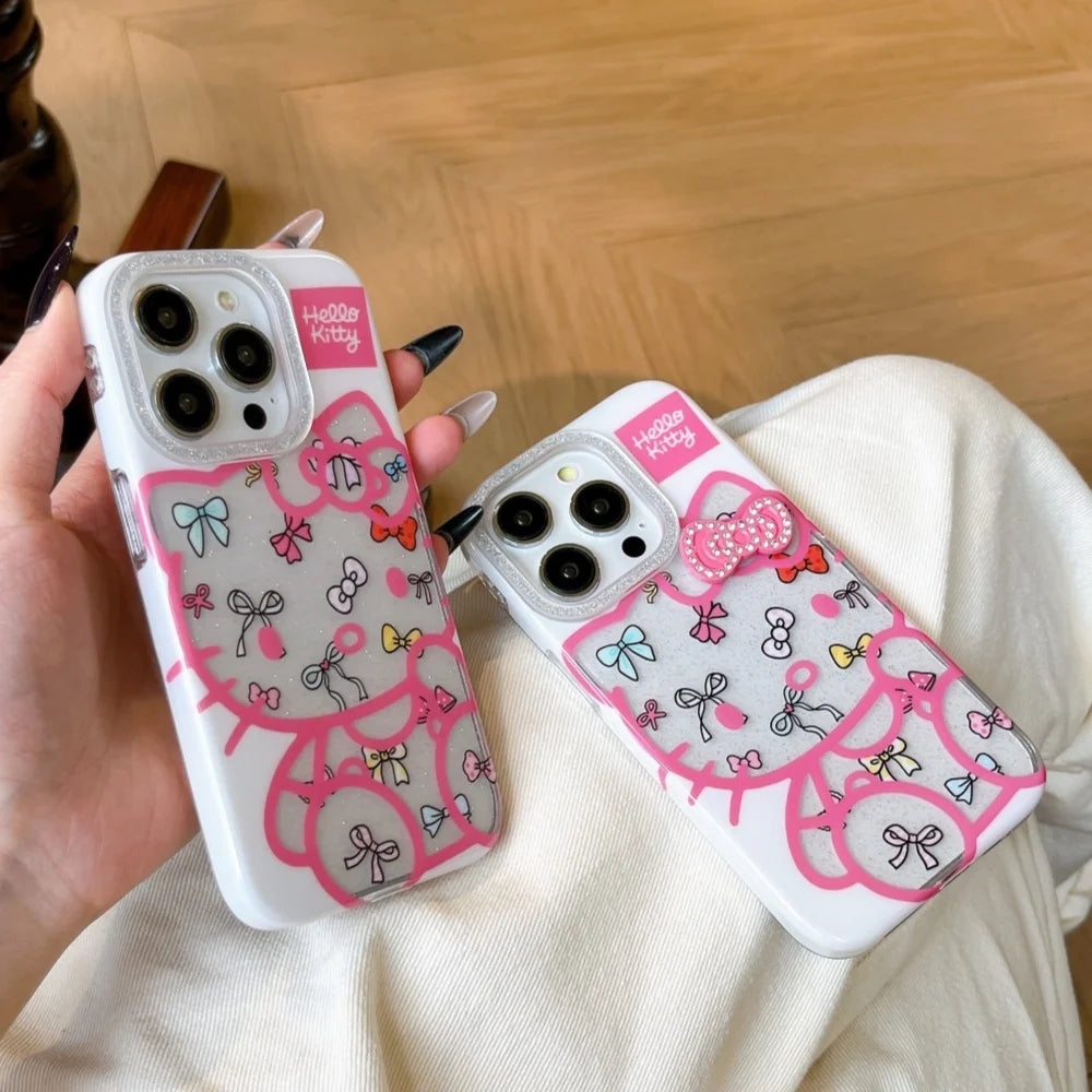 Hello Kitty Bow Full Screen Phone Case