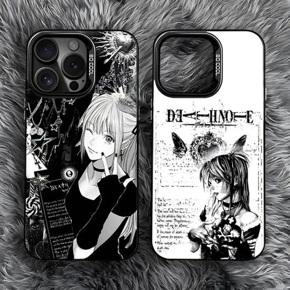 Black Matte Death Note Misa Phone Case For iPhone