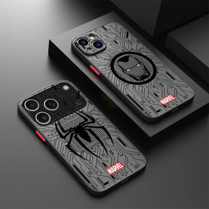 Case For iPhone Back Phone Cover Marvel Spider Man Logo