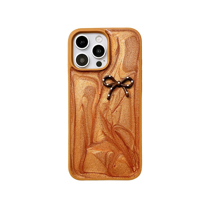 Fashion Polka Dot Bowknot Glitter Phone Case