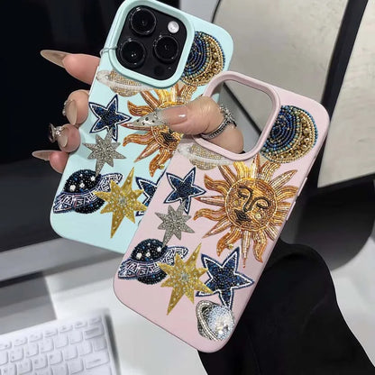 Luxury Lichee Space Mosaic iPhone Case