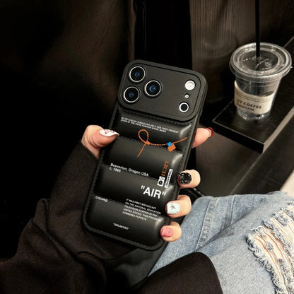 Luxury Sneakers Down-Filled Phone Case For iPhone