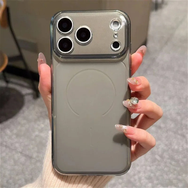 Luxury Ultra Slim Translucent Soft Silicone Phone Case For iPhone Lens Protection Matte Cover
