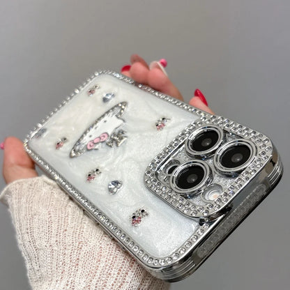 Bow Cartoon Glasses Hello Kitty Acrylic Sheet Cat Phone Case