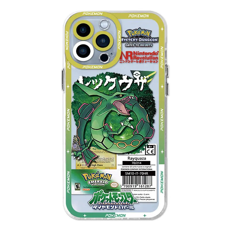 Anime Pokemon iPhone Case with Clear Protective Cover