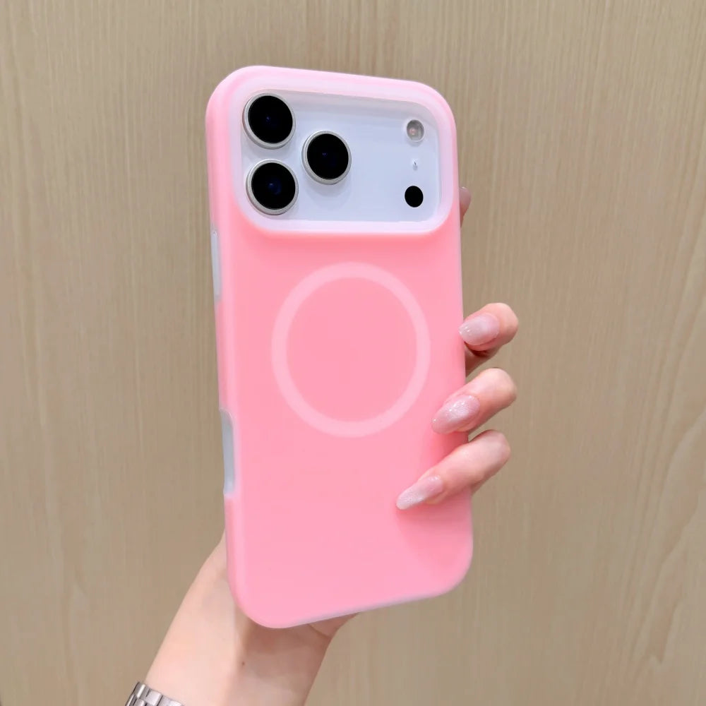 Candy Color MagSafe Liquid Silicone iPhone Case
