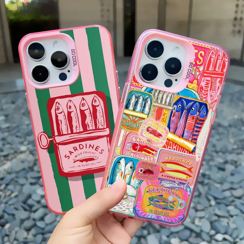 Fish Funny Sardines Laser Phone Case